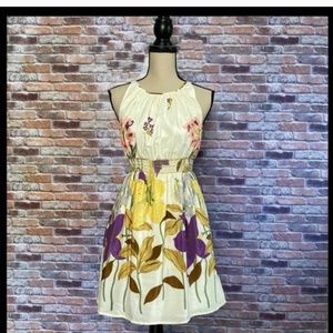 Corey Lynn Calter Floral Garden Party Silk Dress